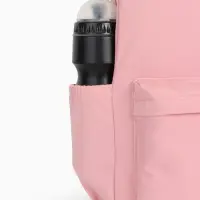 Рюкзак школьный на молнии, с карманами, с принтом, размер 30&times;12&times;43 см, розовый