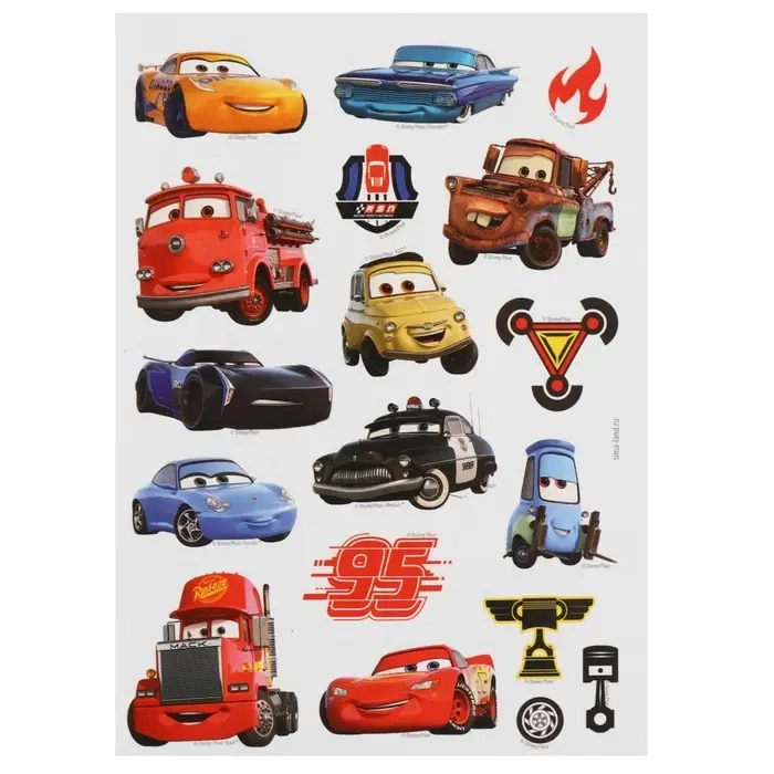 Весёлые липучки, Тачки Весёлые липучки, Тачки