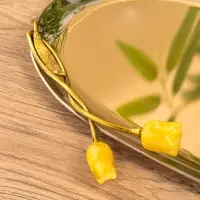 Поднос "Тюльпаны" 41х28х5 см, нержавеющая сталь Поднос "Тюльпаны" 41х28х5 см, нержавеющая сталь