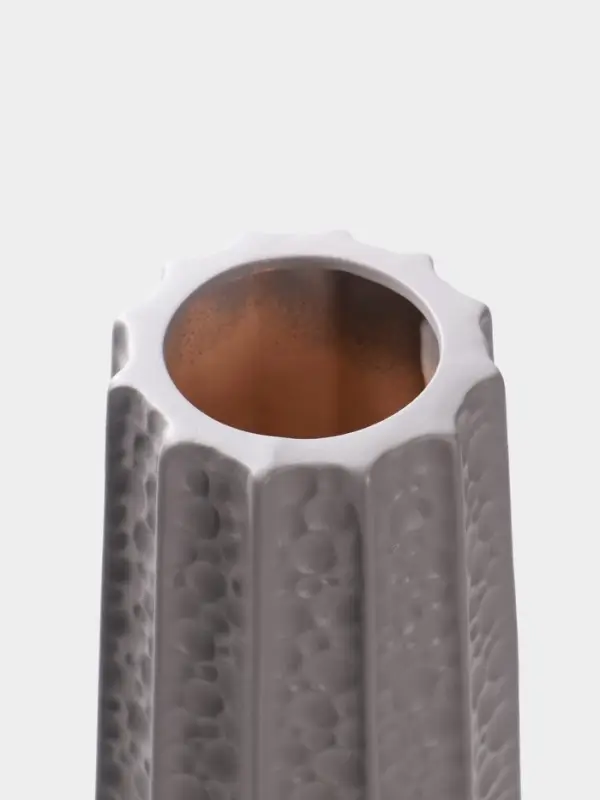 Ваза напольная керамика "Тиаго" 57х14 см, серый