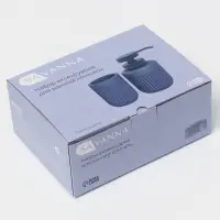 Набор для ванной SAVANNA, 2 предмета, дозатор, стакан