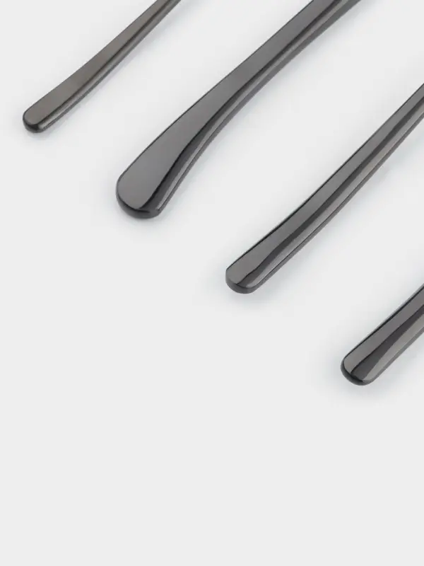 Набор столовых приборов из нержавеющей стали Magistro &laquo;Джентри&raquo;, 4 предмета, чёрный