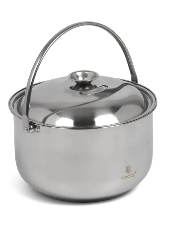 Котелок походный maclay, 24 см, с крышкой, нержавеющая сталь