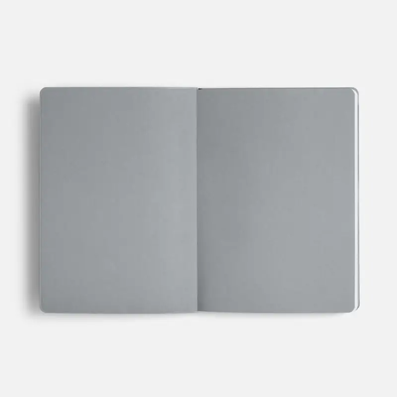 Ежедневник Doppio, недатированный, черный с серым Ежедневник Doppio, недатированный, черный с серым