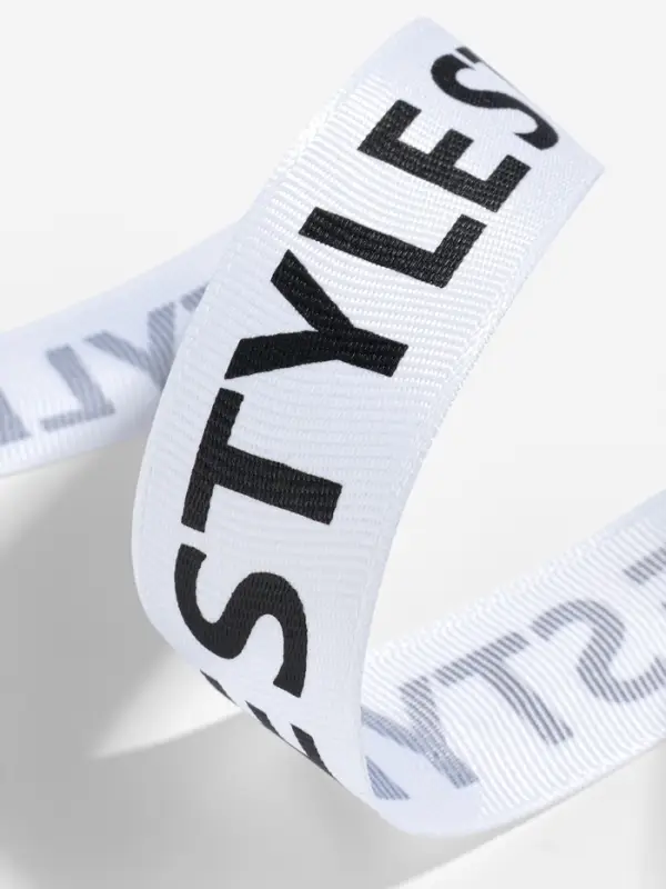 Лента репсовая &laquo;Style&raquo;, 25 мм, 23&plusmn;1 м, чёрная, белая