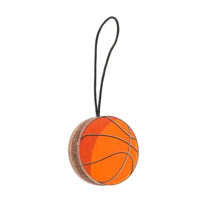 Подвеска автомобильная Grand Caratt Баскетбольный мяч, дерево, войлок