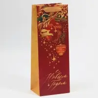 Пакет под бутылку &laquo;Сказочный праздник&raquo;, 13 х 36 х 10 см