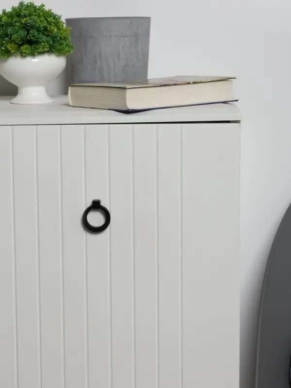 Ручка-кнопка ТУНДРА РК045BL, черная