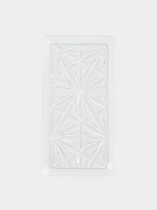 Форма для шоколада &laquo;Цветы&raquo;, пластик, 20.5&times;10.5&times;1.5 см, прозрачная