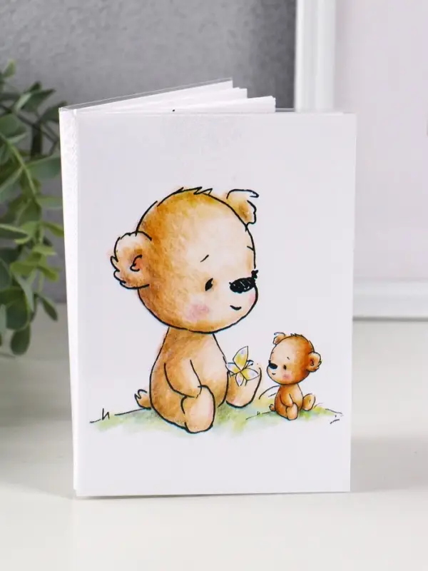 Фотоальбом 36 фото 10X15см, "Мишки",  ПП карм.,мягкая обложка