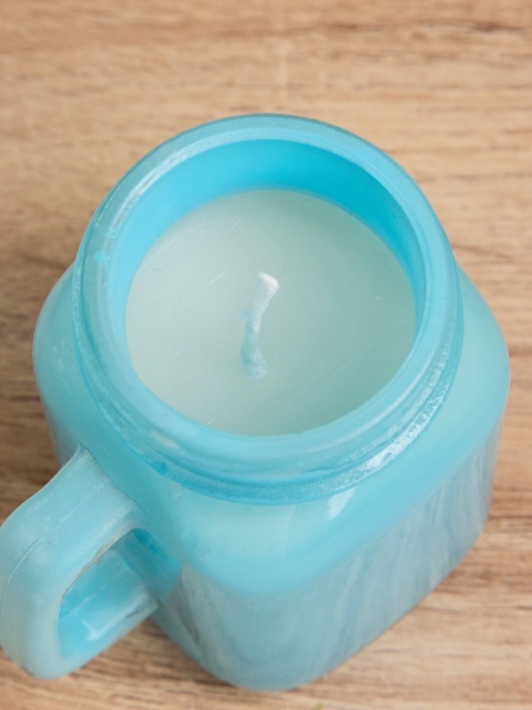 Свеча вотивная в стеклянной баночке, 100 г, бергамот