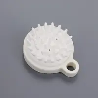 Щётка - массажёр для мытья головы, 8.5&times;6.8&times;3.6 см, белая