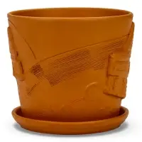 Горшок цветочный с поддоном 2,6 л, d18/h16 см терр-т керамика, "Голландия" (М)