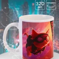 Кружка керамическая в коробке &laquo;Кот-Супергерой&raquo;, 320 мл