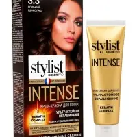 Крем-краска для волос серии STYLIST COLOR PRO INTENSE тон 3.3 Горький шоколад 118 мл