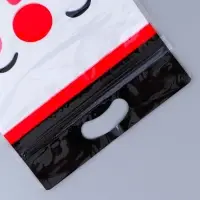 Пакет подарочный новогодний, с zip - lock застежкой, &laquo;Снеговик&raquo;, 15&times;23&plusmn;1 см