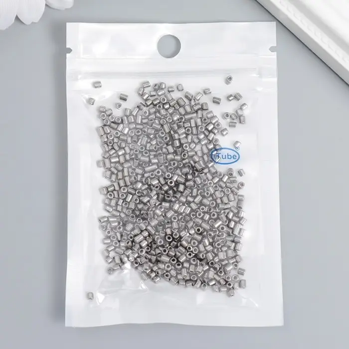 Бисер стекло 12/0  Бисер стекло 12/0 "Цилиндр. Металлик" 10 гр