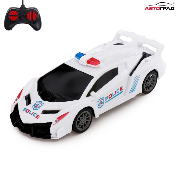 Машина радиоуправляемая «Ночной страж», 1:20, работает от батареек, цвет белый Машина радиоуправляемая «Ночной страж», 1:20, работает от батареек, цвет белый