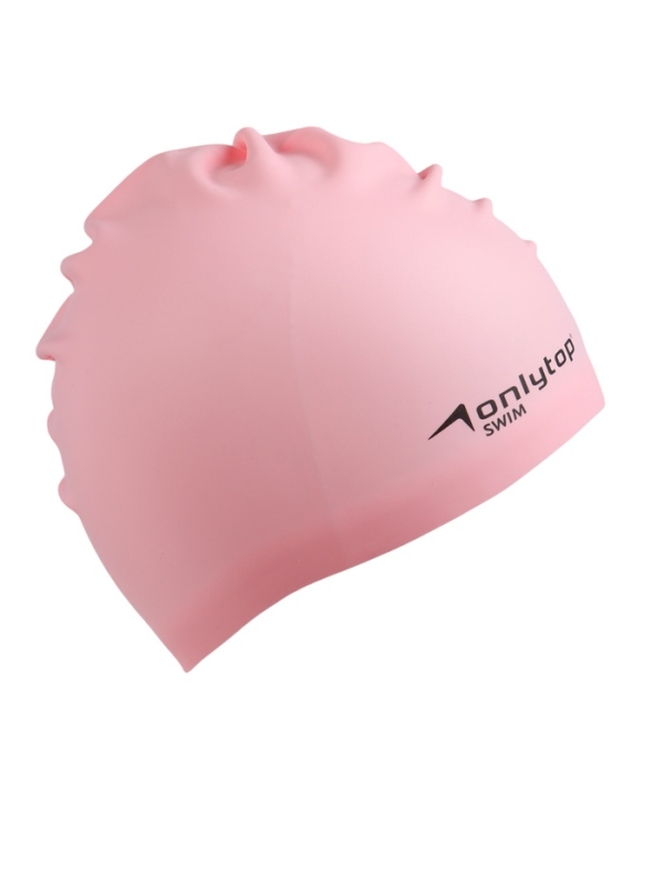 Шапочка для плавания силиконовая 49 гр, цвет розовый Шапочка для плавания силиконовая 49 гр, цвет розовый