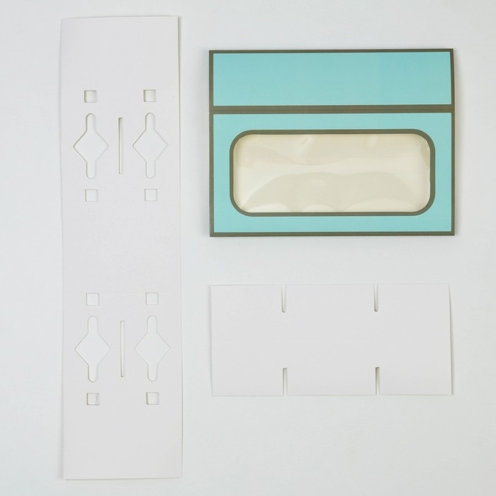 Коробка под 6 конфет, кондитерская упаковка «Best Wishes», 10.2 х 20 х 5 см Коробка под 6 конфет, кондитерская упаковка «Best Wishes», 10.2 х 20 х 5 см