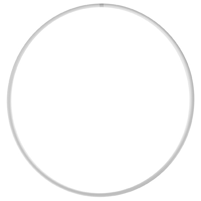 Обруч для художественной гимнастики Grace Dance, профессиональный, d=75 см, цвет белый Обруч для художественной гимнастики Grace Dance, профессиональный, d=75 см, цвет белый