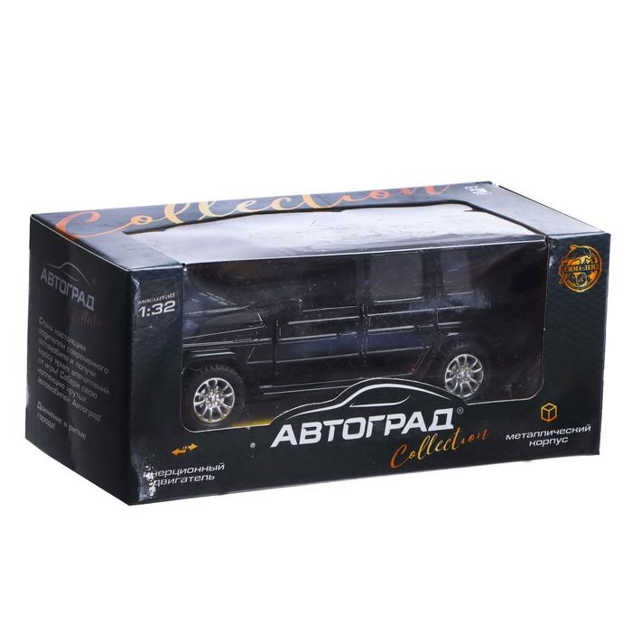 Машина «Внедорожник», инерция, световые и звуковые эффекты, 1:32, цвет чёрный Машина «Внедорожник», инерция, световые и звуковые эффекты, 1:32, цвет чёрный