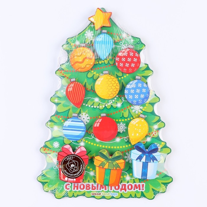 Сортер «Ёлка», на липучках Сортер «Ёлка», на липучках