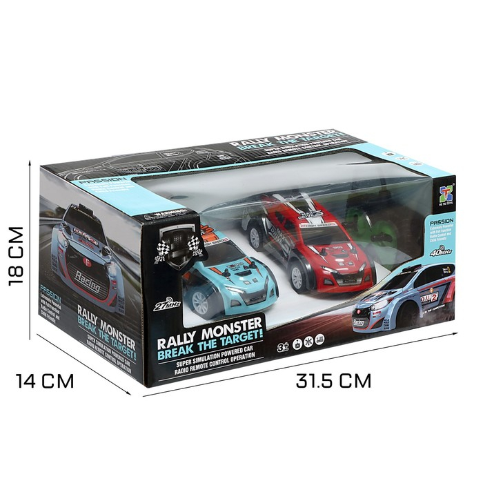Набор машин радиоуправляемых «Ралли монстры», 2 шт., масштаб 1:26, работают от батареек Набор машин радиоуправляемых «Ралли монстры», 2 шт., масштаб 1:26, работают от батареек