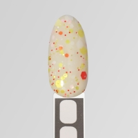 Гель лак для ногтей, «MILK GLITTER», 3-х фазный, 8мл, LED/UV, цвет прозрачный (04)