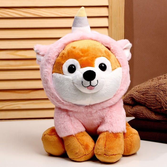 Мягкая игрушка «Собака», в костюме единорога, 30 см Мягкая игрушка «Собака», в костюме единорога, 30 см