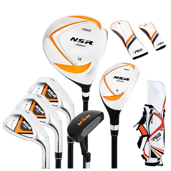 Набор клюшек для гольфа Набор клюшек для гольфа "NSR" PGM, для детей, 135-155 см, сумка в комплекте