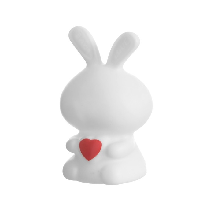 Ночник "Зайчик с сердцем" 2Вт LED LR44 белый 4х4х8,5см