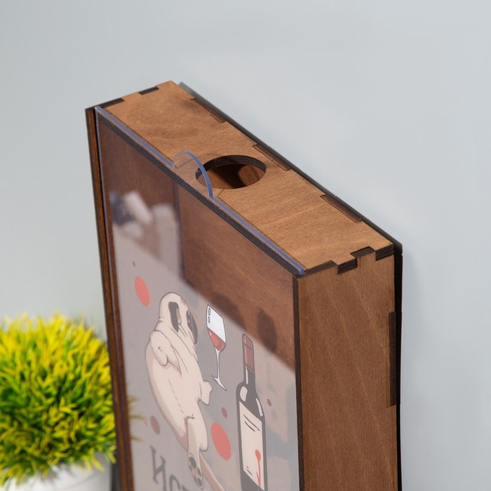 Копилка для винных пробок Копилка для винных пробок "Истина в вине" 33х20х2,5 см