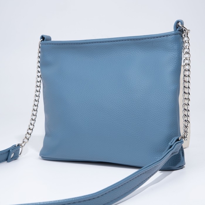 Сумка кросс-боди на молнии, цвет голубой Сумка кросс-боди на молнии, цвет голубой