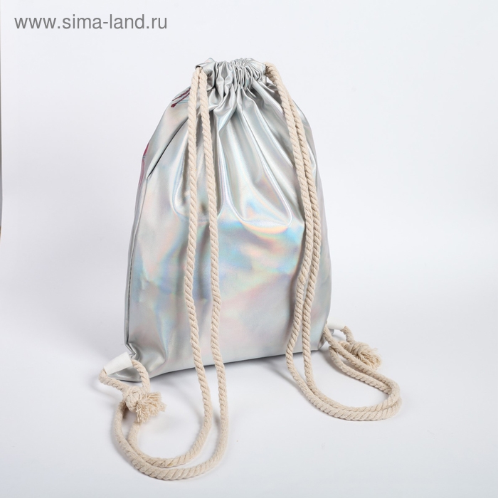 Мешок для обуви &laquo;1 сентября: NO PROB-LLAMA&raquo; кож.зам голография, 30 х 40 см