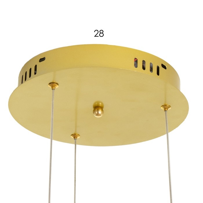 Люстра с ПДУ Люстра с ПДУ "Синтура" 3LED 266Вт 3000-6000К синий-оранжевый-бежевый 140х100х7-157см BayerLux 767309