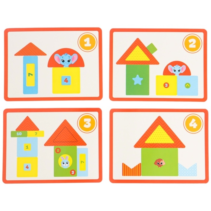 Детская развивающая игра EVA «Маленький строитель 1», изучение форм / цветов, виды МИКС, Крошка Я Детская развивающая игра EVA «Маленький строитель 1», изучение форм / цветов, виды МИКС, Крошка Я