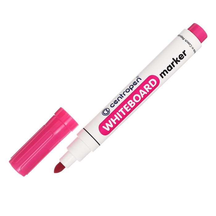 Маркер для доски Centropen 8559, диаметр 5.0 мм, линия письма 2,5 мм, розовый