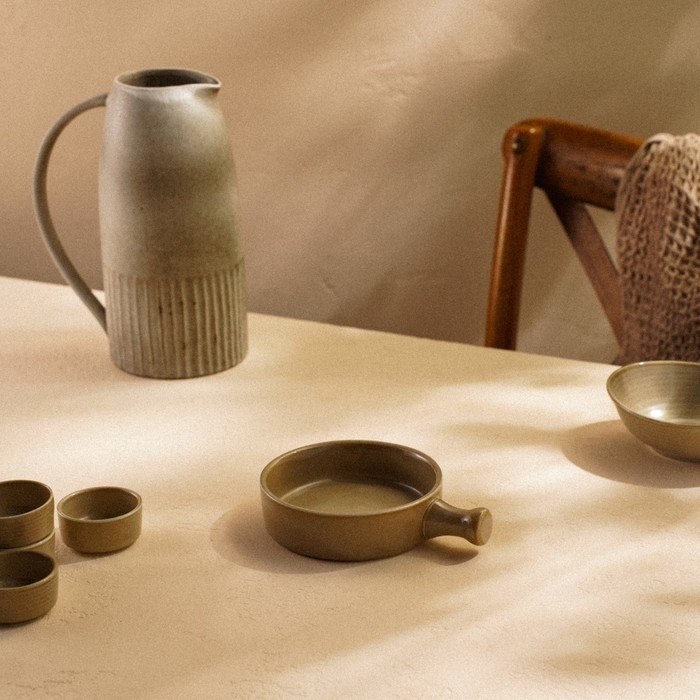 Кокотница фарфоровая SL Home «Песчаный бриз», 17×13,3 см, цвет бежевый Кокотница фарфоровая SL Home «Песчаный бриз», 17×13,3 см, цвет бежевый