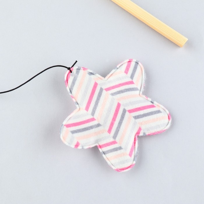 Дразнилка с игрушкой и шуршалкой «Звезда», 8 см Дразнилка с игрушкой и шуршалкой «Звезда», 8 см