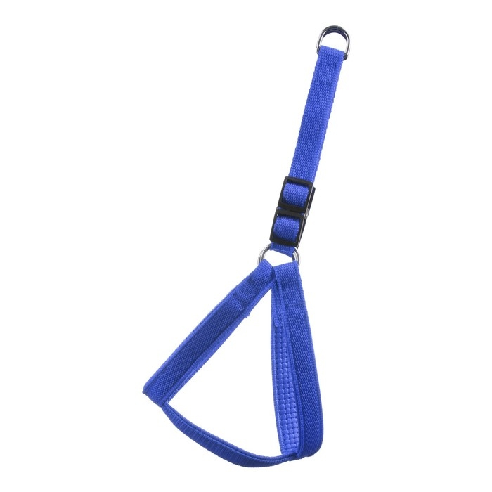 Шлейка Шлейка "Комфорт" комбинированная, 2 см, ОШ 40-58 см, ОГ 46-60 см, синяя