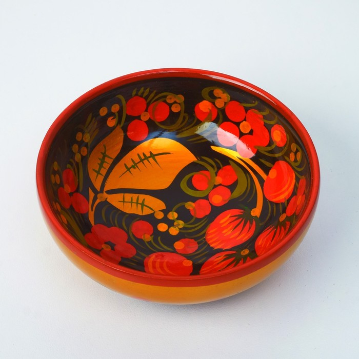 Розетка, 10×4 см, хохлома Розетка, 10×4 см, хохлома