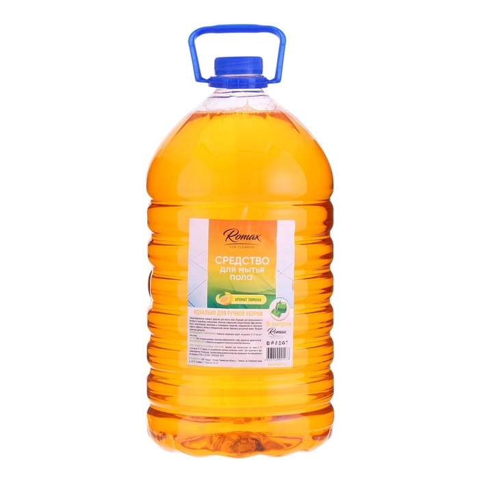 Средство для мытья пола Romax, ручная уборка, 5 л Средство для мытья пола Romax, ручная уборка, 5 л