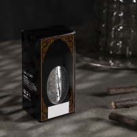 Светодиодная фигура «Серебристая свеча со снеговиком» 5 × 9 × 5 см, пластик, батарейки AG13х3 (в комплекте), свечение тёплое белое