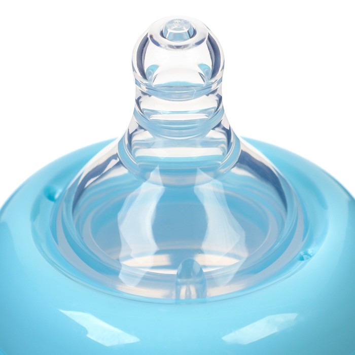 Бутылочка для кормления, ШГ Ø50мм,300 мл, +6мес., цвет голубой Бутылочка для кормления, ШГ Ø50мм,300 мл, +6мес., цвет голубой