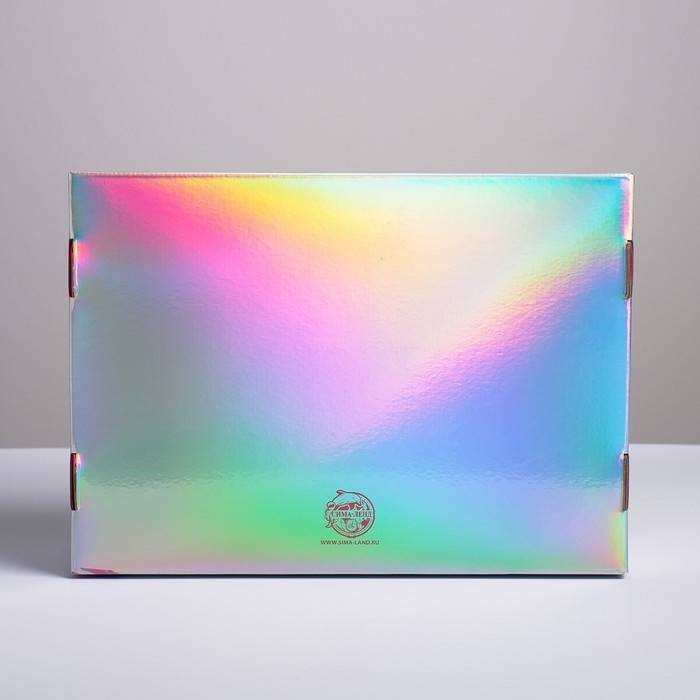 Коробка подарочная складная, упаковка, «Тропики», 30,5 х 22 х 9,5 см Коробка подарочная складная, упаковка, «Тропики», 30,5 х 22 х 9,5 см