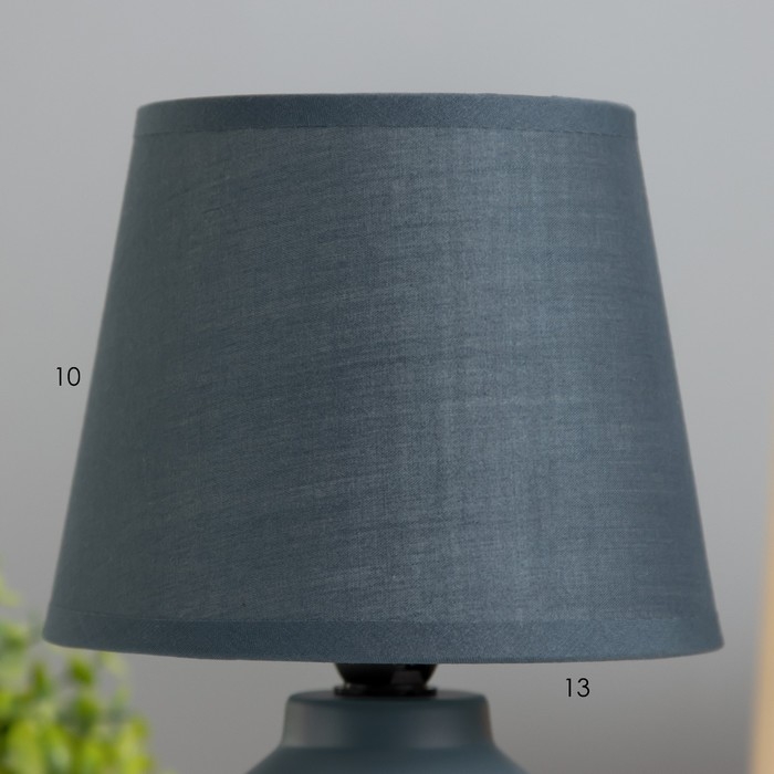 Настольная лампа Настольная лампа "Асель" Е14 40Вт зелёный 14х14х24 см RISALUX