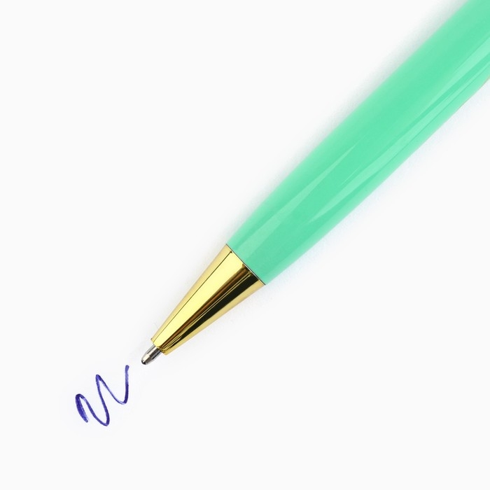 Ручка в подарочной коробке «Любимому учителю», металл, синяя паста, 1.0 мм Ручка в подарочной коробке «Любимому учителю», металл, синяя паста, 1.0 мм