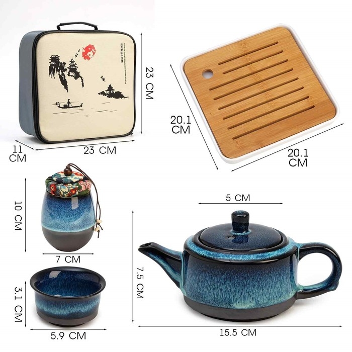 Набор для чайной церемонии 10 предметов, 4 персоны, чашка 45 мл, чайник 180 мл Набор для чайной церемонии 10 предметов, 4 персоны, чашка 45 мл, чайник 180 мл