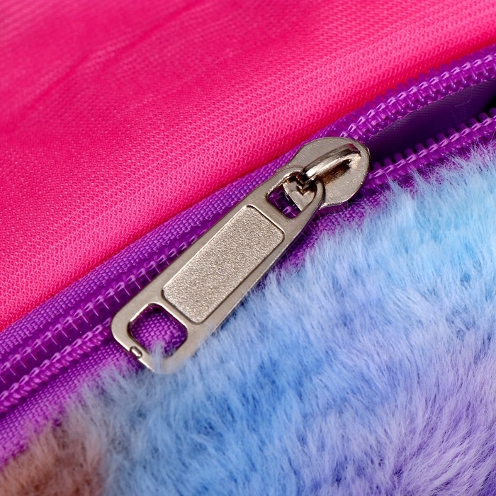 Сумка детская меховая «Радужный котик», 15х13х3 см Сумка детская меховая «Радужный котик», 15х13х3 см